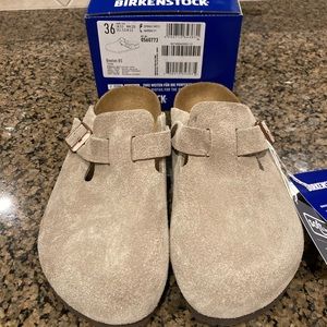 Birkenstock Boston taupe 36